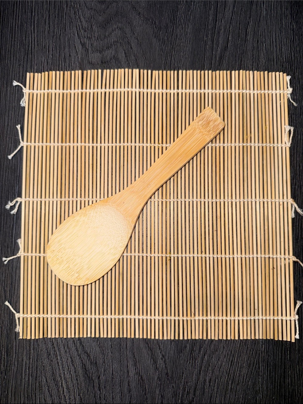 Bamboo Sushi Mat & Rice Paddle